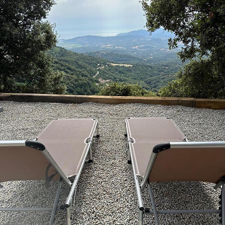 VillaRadriimas 2 ha de confort et de tranquillité avec vue sur la mer Sollacaro Extérieur photo